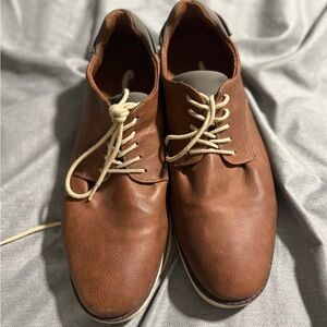Men's Brown Leather Shoes - Dr. Scholls
